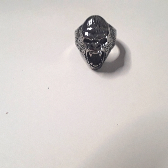 Stainless steel handcrafted ring set size 11 customized unique designs - Picture 10 of 15